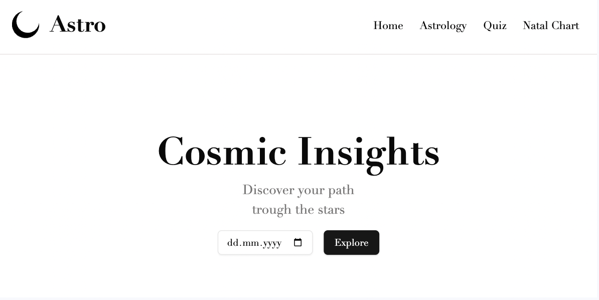 Astrology Plattform